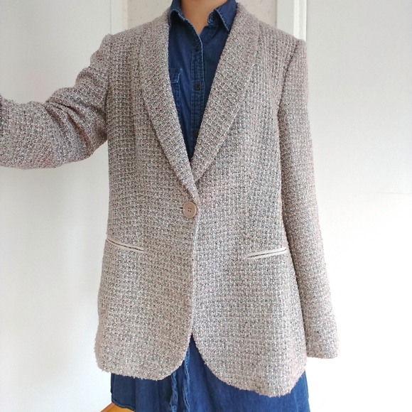 💖HOST PICK💖 Armani Collezioni multicolour tweed blazer - Picture 4 of 5